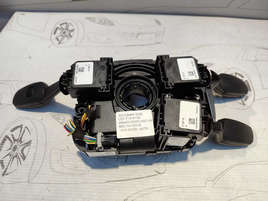 Ansamblu manete comenzi volan + spiră BMW Seria 3 E92 E93 61319123040 2013 / [2005-2014] / (5A3)
