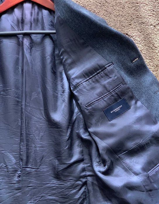 Sacou Burberry Barrie-S mărime 52 London bleu navi