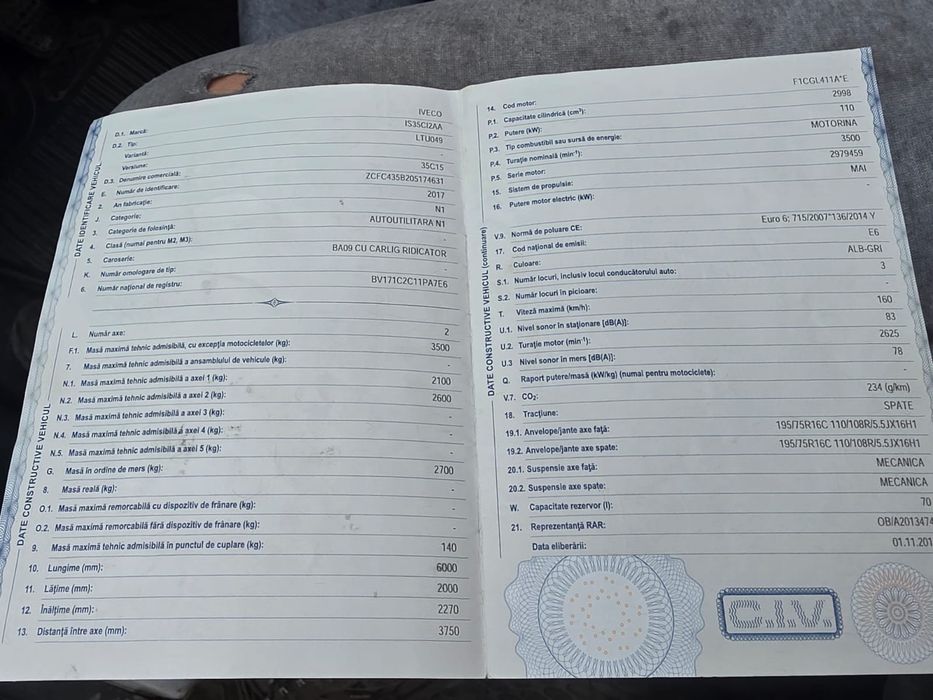 Iveco daily macara abrollkipper