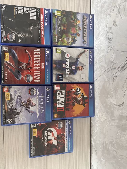 Диски на PS4 б/у в отличном состоянии