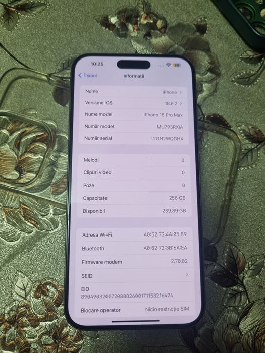 IPhone 15 ProMax 256gb impecabil neverlock