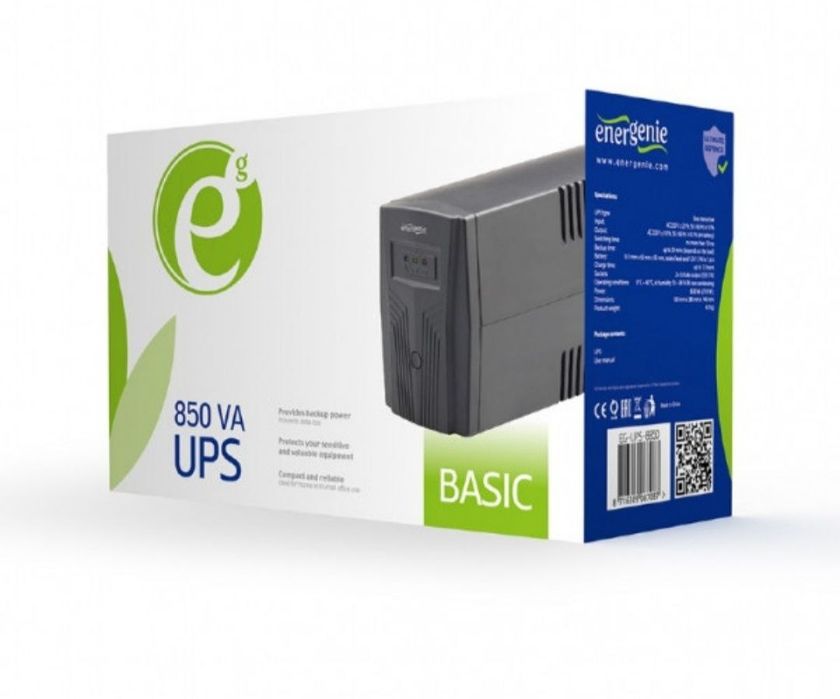 Energine (Gembird) EG-UPS-B850 850VA UPS +AVR, black