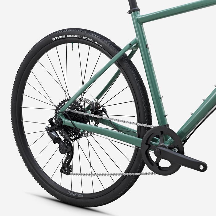 Bicicletă gravel Microshift Acolyte 1x8v, - produs resigilat Decathlon