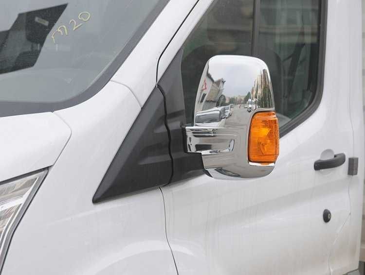 Хромирани капаци огледала на Форд Транзит / FORD TRANSIT 2014 +