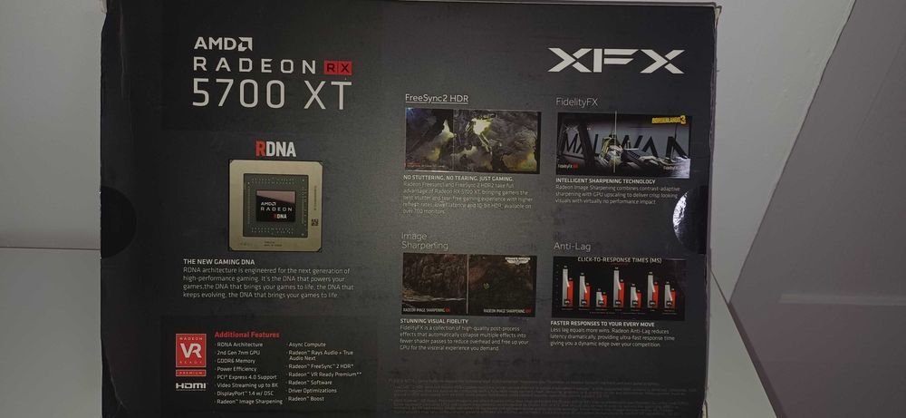 Placa video XFX 5700 XT 8 GB 256 BITI