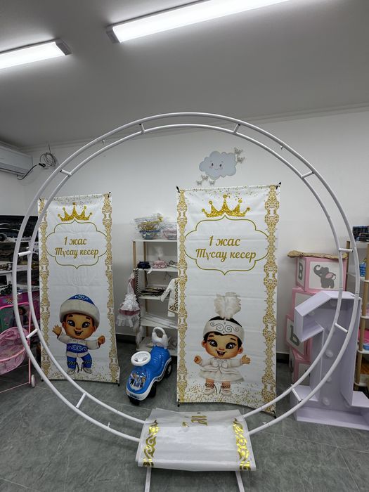 Баннеры, ростовые стойки цифра 1