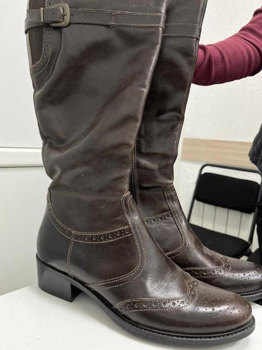 Продам кожаные демисизоные сапоги