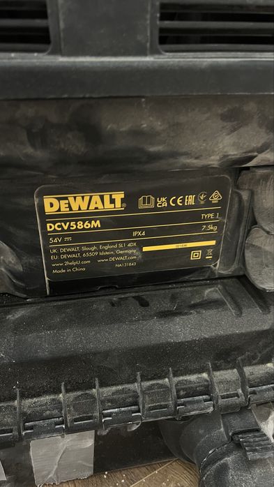 Aspirator dewalt brushless DCV 586 M 18v -54v