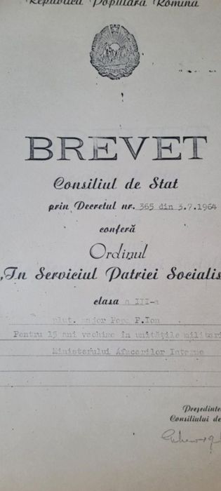 Obiecte de colecție brevet carnete CEC