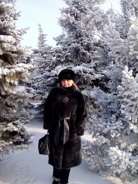 Шапочка берет норка