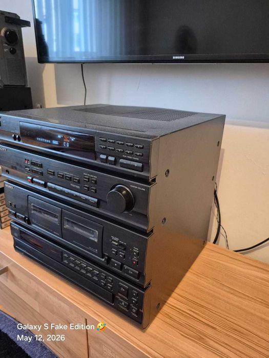 Sistem audio 5.1 Linie SONY Dolby Prologic - Turner, Amp 120 w, dublu deck, 5 CD player