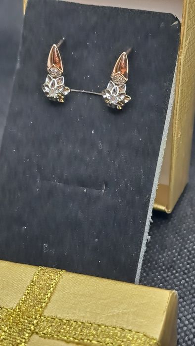 Золотые серьги Россия.