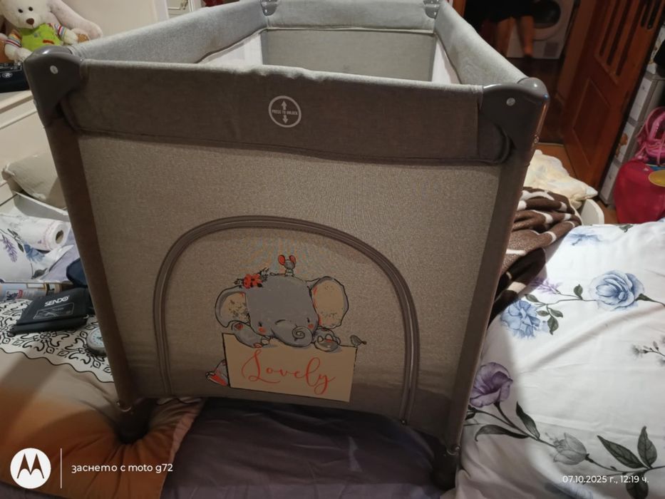 Бебешка кошара с матрак