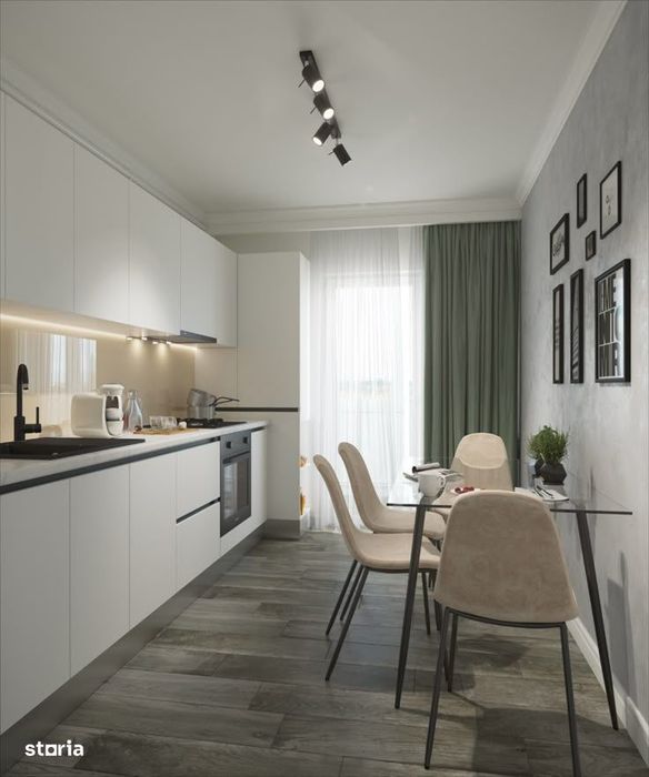Apartament 2 camere tip studio cu predare octombrie