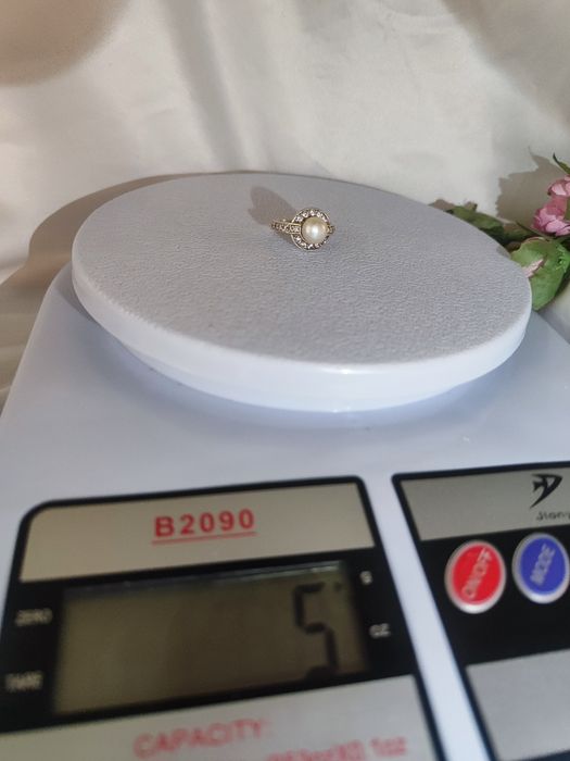 Комплект с жемчугом (серебро)