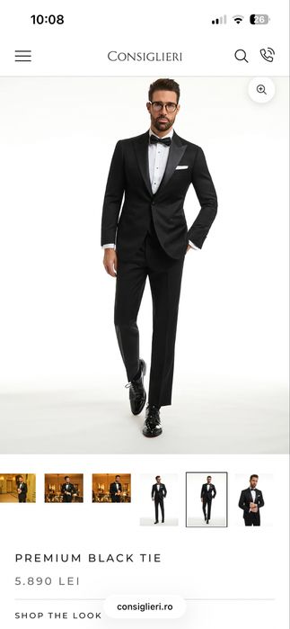 Vand costum nunta Consiglieri Premium Black Tie Custom Made