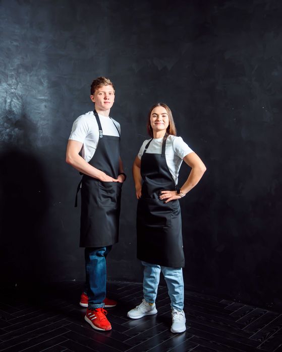 Фартук повара/официанта. Спецодежда/форма.  Модель Nick