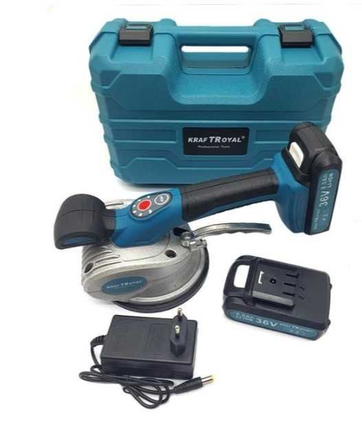 Немски акумулаторен виброчук вендуза за плочки 36V 2 батерии 8Ah Тайга