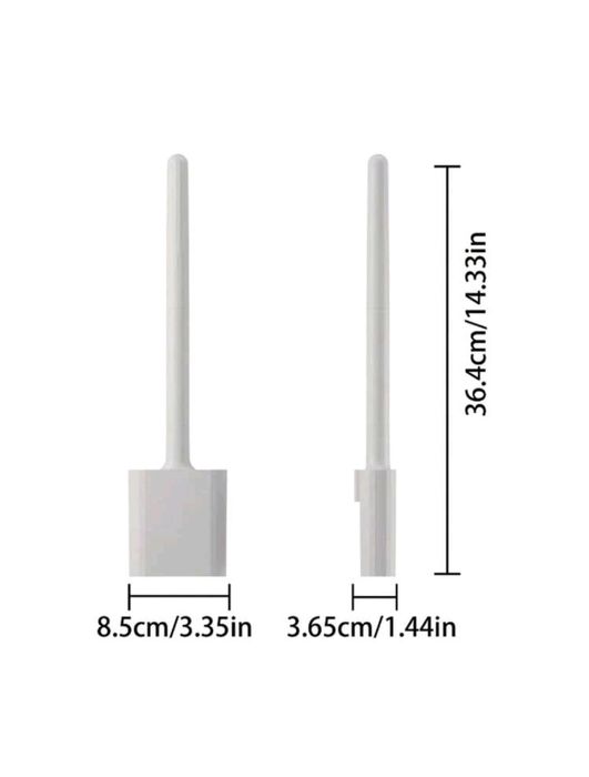 Четка за тоалетната, гумена имодерна в 2 цвята