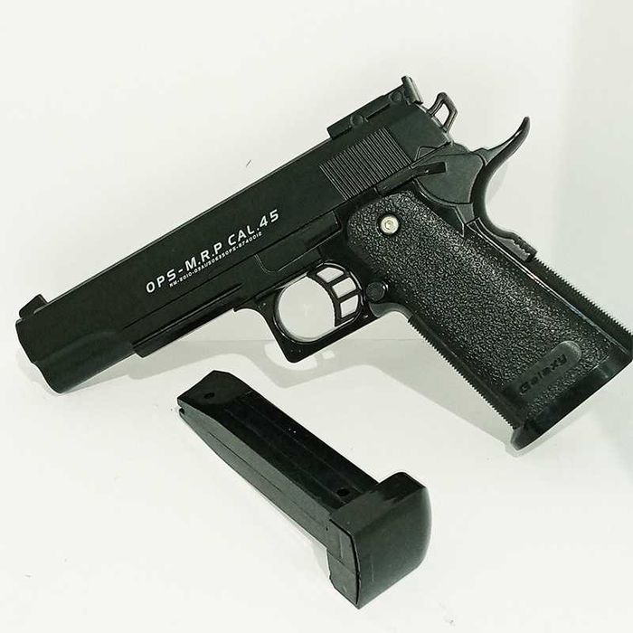 Pistol Airsoft SLS  Metalic Arc Spring Galaxy C6  200 Bile 6 mm