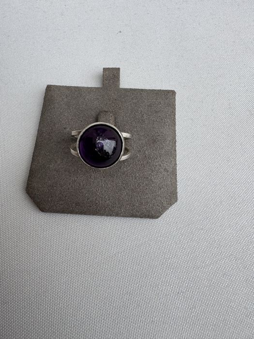 Inel din argint si ametist