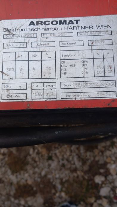 Трифазен електрожен Schweiss-Gleichrichter