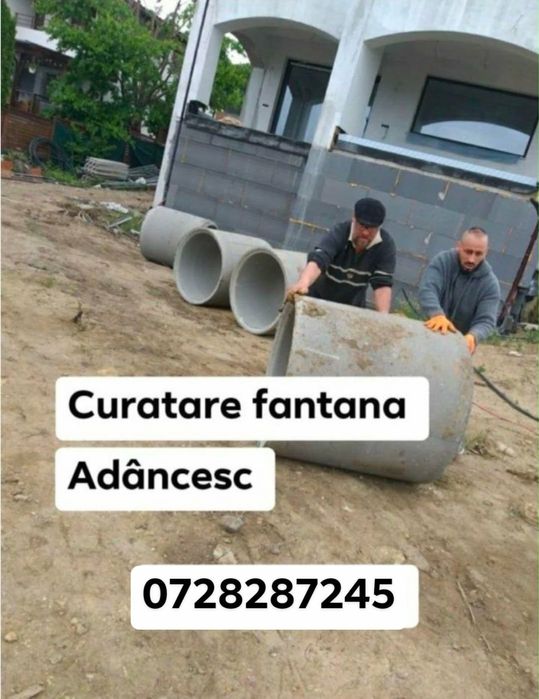 Curatare fantana