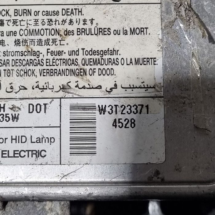Balast Xenon Mitsubishi Outlander III 2012 - 2015 (1158) W3T23371