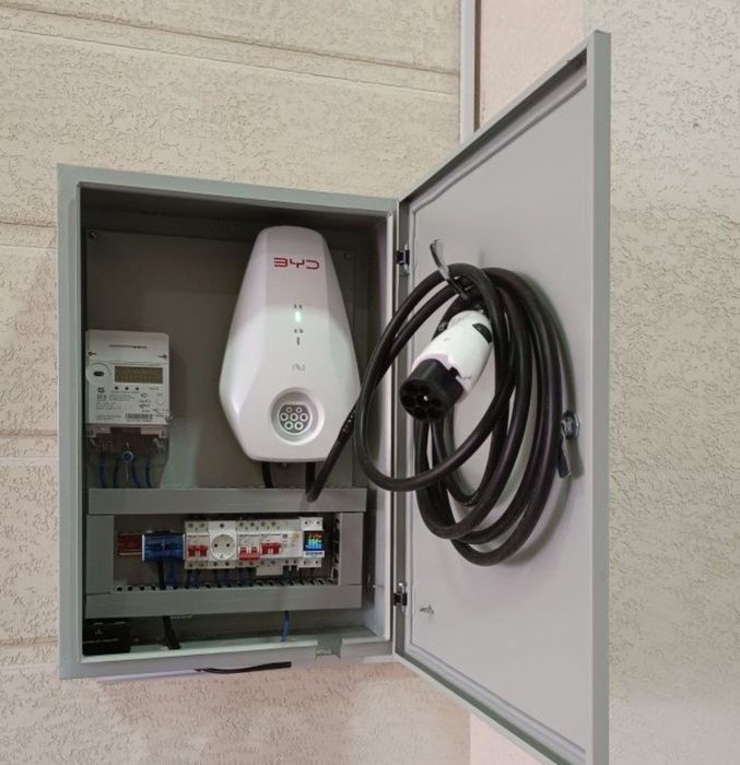 Установка зарядного устройства 7 кв ~ 20kw для электромобилья.