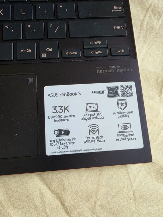 Laptop Asus Zenbook S UX393EA