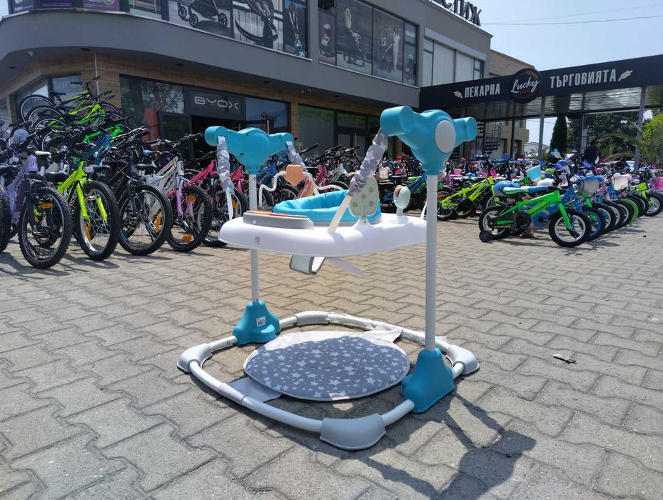 MONI Детско бънджи HOP син