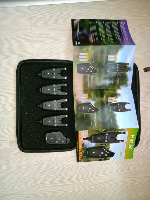 Сигнализатори за риболов 4+1 и комплект оптегачи