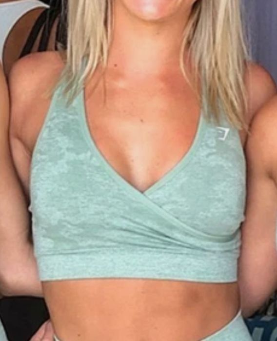 Bustiera Gymshark Adapt Camo Seamless Sports Bra î