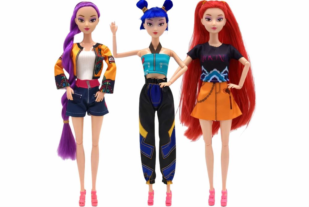 K- POP. Demon hunters | Кей Поп Ловци на демони 3бр. кукли в кутия