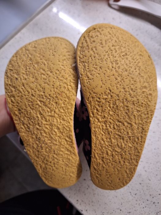 Детски пантофи "Barefoot" черно коте