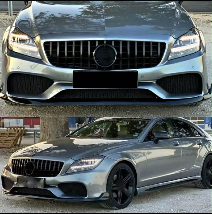 Нова! Решетка GT за Mercedes-Benz CLS W218. Без дистроник.