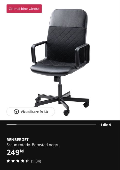 Scaun birou RENBERGET - Ikea