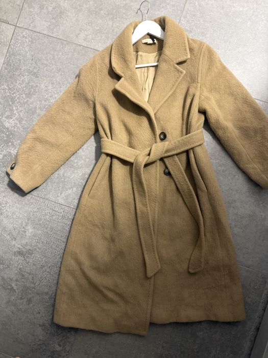 Палто H&M premium Manteco вълна