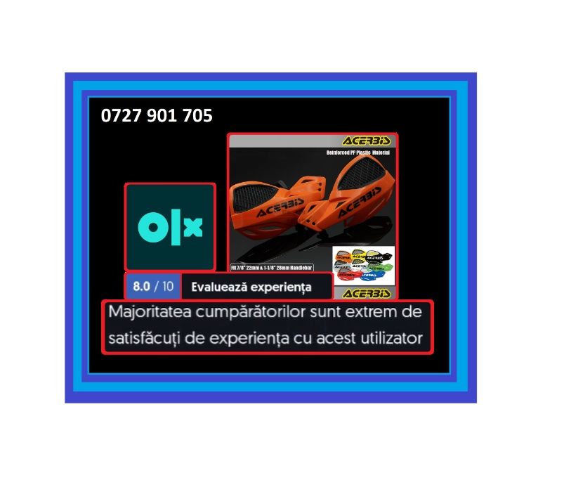 Protectii Ghidon Handguard Atv Moto Ktm Yamaha Suzuki Honda Beta Gas