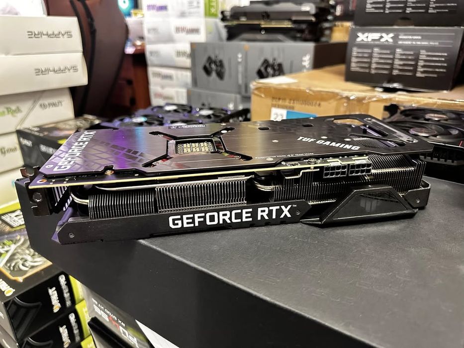 RTX 3080 ASUS TUF Gaming 10GB — идеальное состояние, обслужена