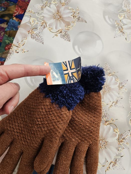 Перчатки женские тёплые