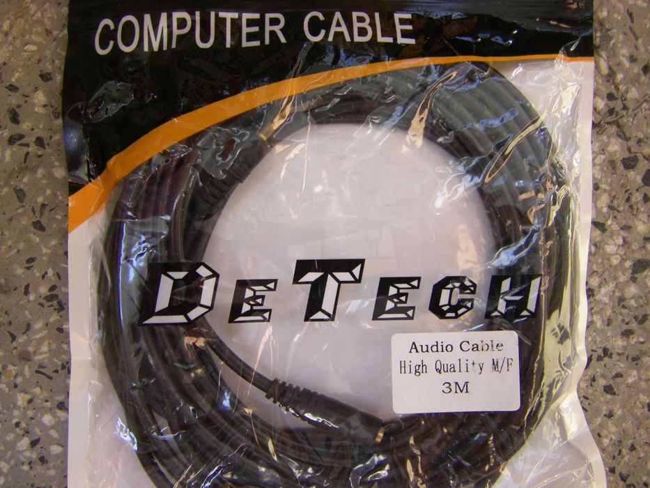 VCom Аудио Кабел 3.5mm Stereo M / F - CV202-3m - 2 бр.