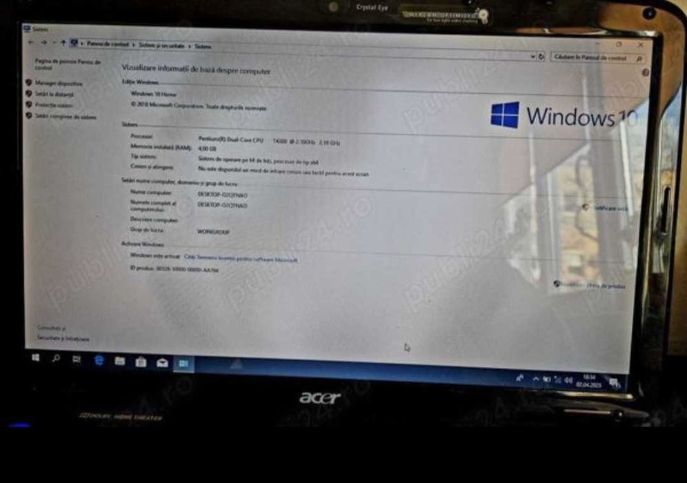 Vand laptop Lenovo Thinkpad T 14 Gen 3 Magnesium Touchpoint si laptop Acer Aspire 5738 ZG