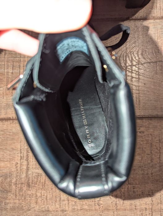 Ghete piele Tommy Hilfiger