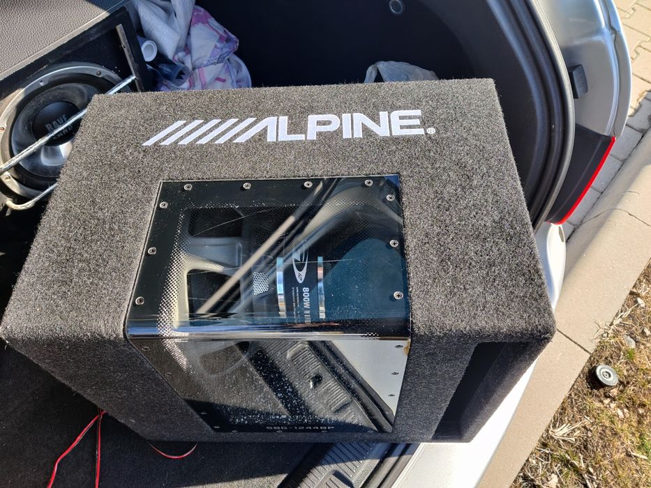 Subwoofer auto Alpine 800W peak 250RMS