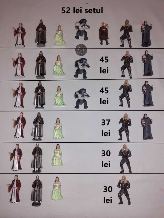 figurine Stapanul Inelelor Lord of the Rings figurine NLP