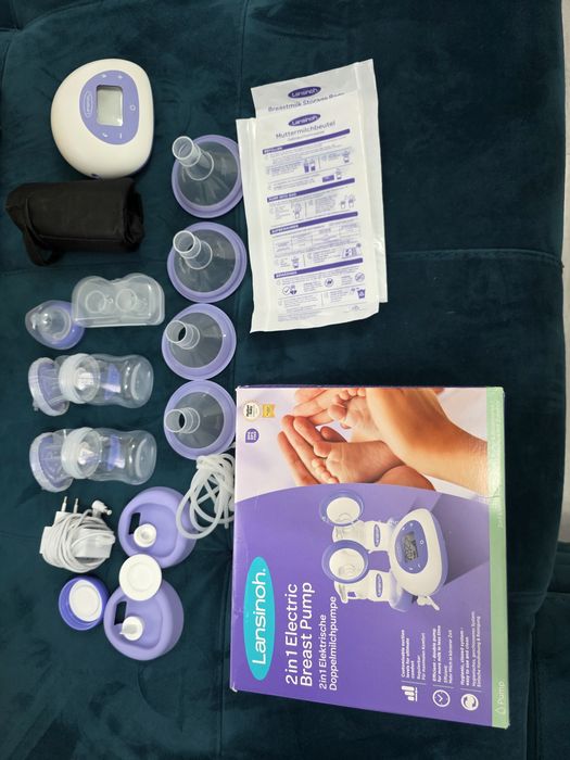 Pompa de san  Lansinoh electrica 2in1.