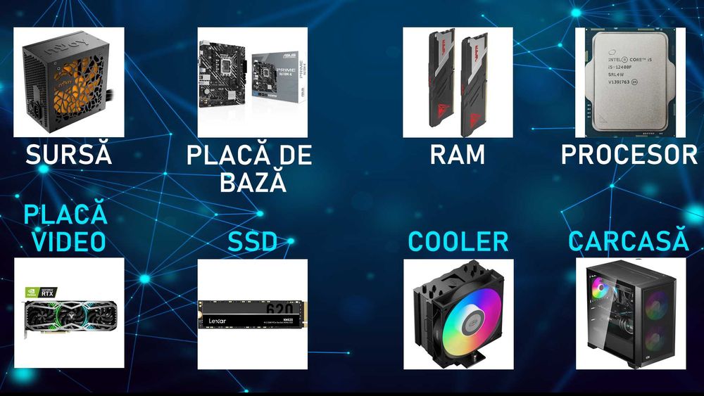 PC Gaming i5 12400F • RTX 3070 • 32GB DDR5 • 1TB SSD • 1440p ULTRA