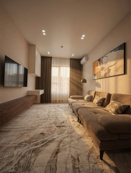 2к квартира в ЖК O’z Makon | Новый ремонт | Мебель и техника | 56 м²