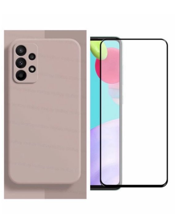 Husa X LEVEL Catifea si Folie Sticla 0.2MM -Samsung S20 S21 S23 S24 FE